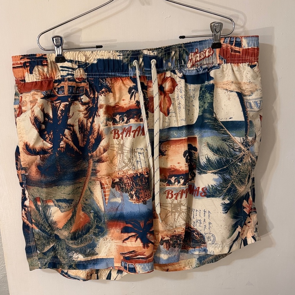 Caribbean Joe Island supply company men’s swim shorts mash lined 2X
